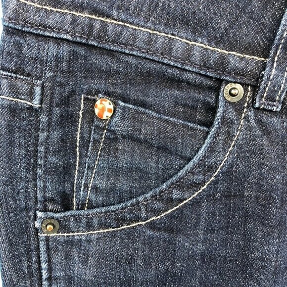 Hudson Women’s 26 Made in the USA Signature Bootcut Dark Wash Jean 5 Poc… - Picture 5 of 8